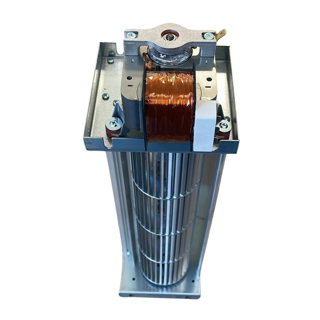 XODO STORE Ventola tangenziale Lunghezza Totale: 480 mm, Dimensioni Bocchetta: 370x44 mm, Doppia velocità per Stufa a Pellet