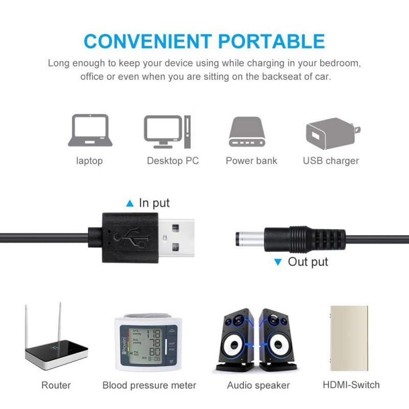 Image of 12 Pcs Multi Charger Cable, Universal Charging Set for Trimmer and Electronic Devices, 11-in-1 Converter with USB Cable for Home Office Travel Use, B Type Charger Cable and Mini USB Cable Included