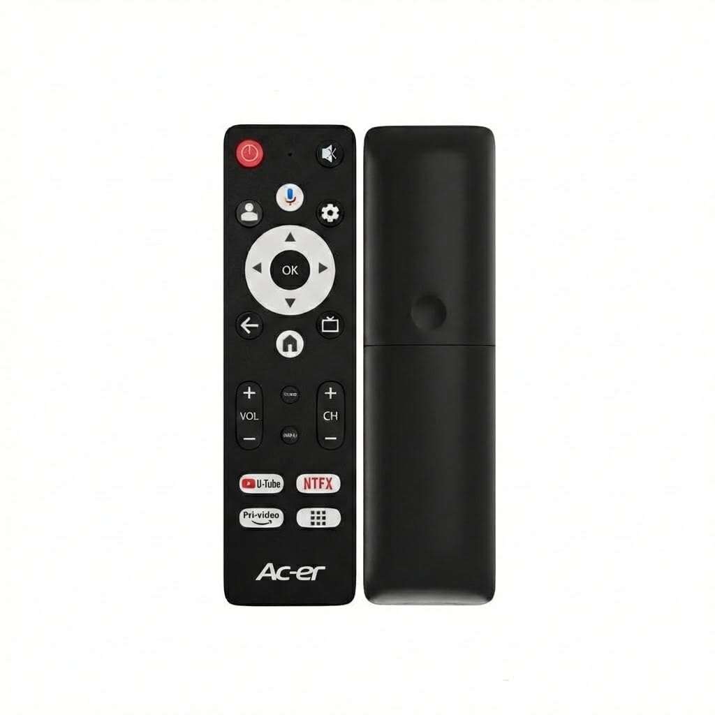sv remote control compatible with acerpure 109 cm (43 inch) swift series uhd led smart google tv ap43ug51asftd model (black) (without voice)