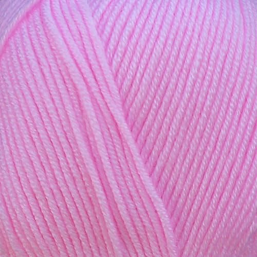 Image of Baby Dream Soft Yarn - 100% Acrylic, Premium Anti-Pilling, 3.5 oz (100g), 273 yds - Soft Yarn for Crochet and Knitting Projects 6936 (Pink)