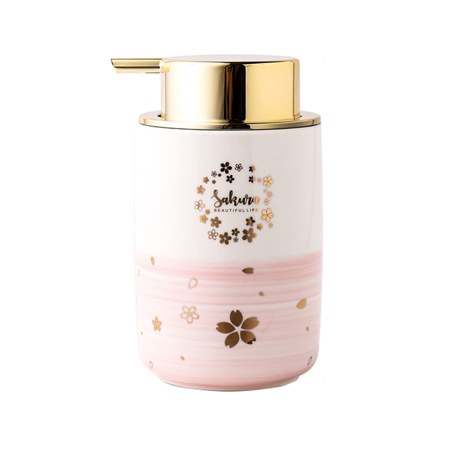 soap dispenser, Soap Dispenser,/Ceramic Foaming, 14oz Foam With Gold Pump, Hand, For Barthroom Kitchen-blue-400ml/14oz
