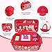 Jaffzora Carrying Case Compatible with Toniebox 2 & 1 Starter Set,Cute Storage Bag Fits for Tonies Figures Characters,Tonies Headphones & Accessories, Red(Bag Only)