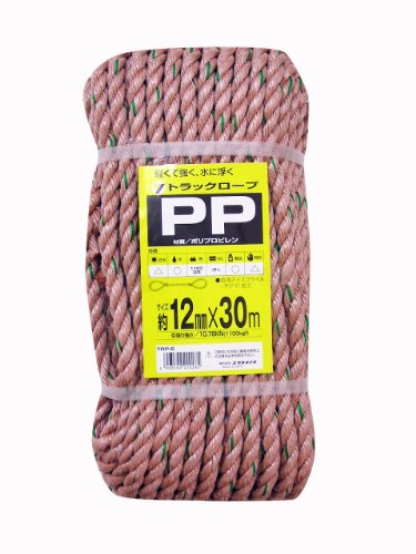 ユタカメイク ユタカロープPPトラックロープ12×30 12mm×30m TRP-6