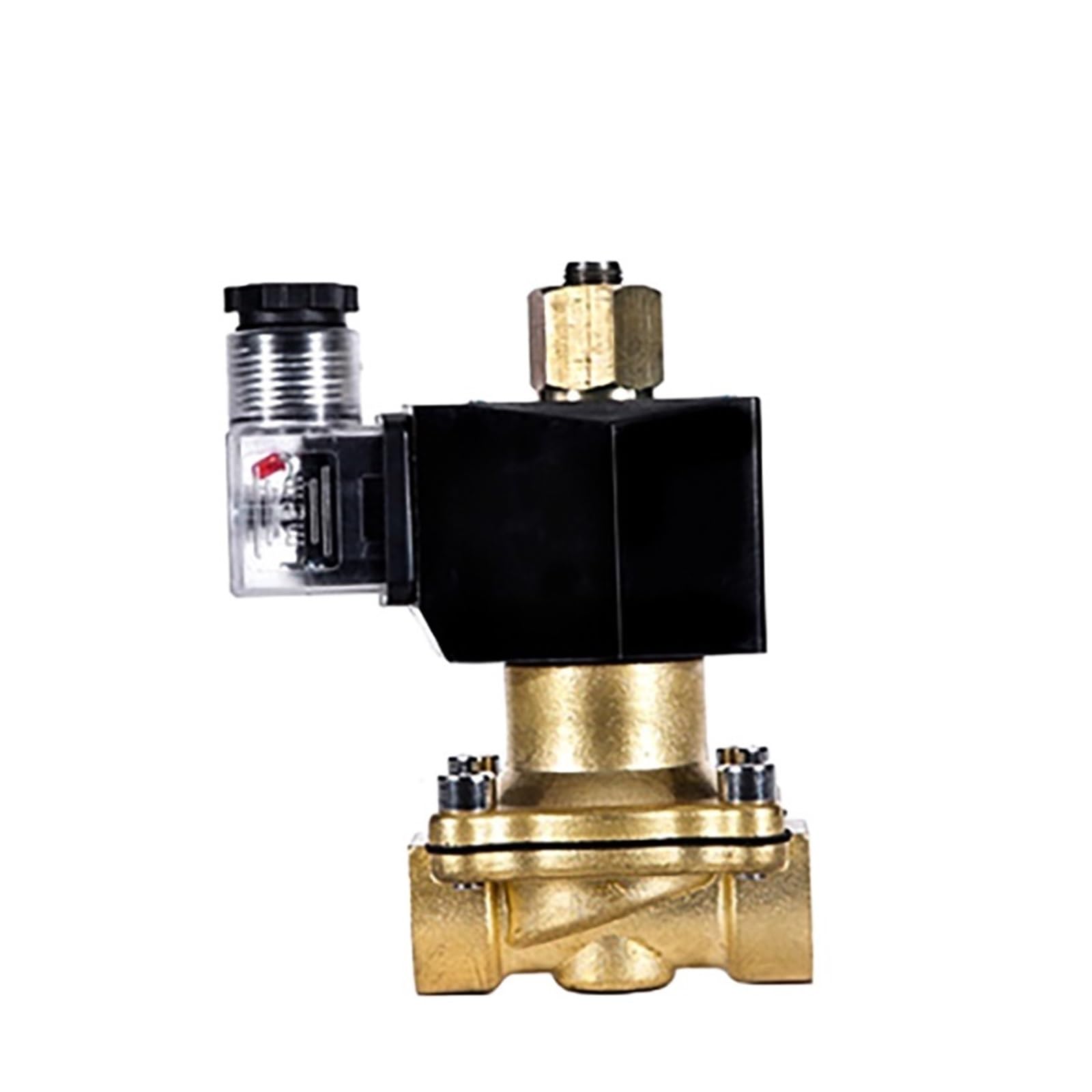 Válvula De Solenoide Normalmente Abierta Latón 3/8 "1/2" 1 "1-1/2" 2 "IP65 Interruptor Control Tubería Agua ConservacióN Del Agua(1",NPT,380VAC)