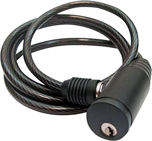 BIKE CABLE LOCK BICYCLE MOUNTAIN CYCLE SPIRAL TIE BRACKET WITH KEY STRONG S49