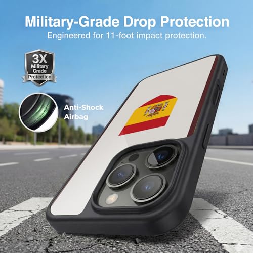 Coque Espagne iPhone 16 Pro Max silicone football antichoc - 3