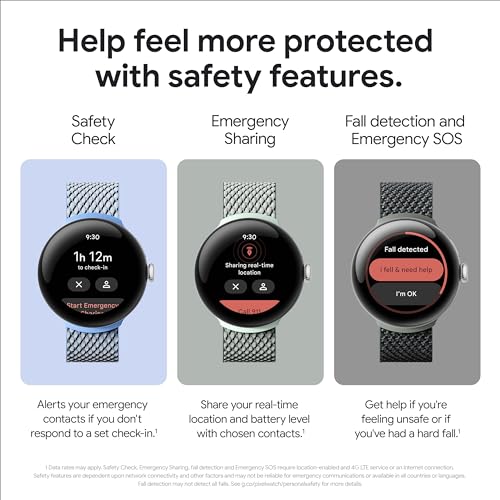 Image of Google Pixel Watch 2 with the Best of Fitbit and Google - Heart Rate, Stress Management, Safety Features - Android Smartwatch - Polished Silver Aluminum Case - Porcelain Active Band - LTE (Renewed)