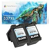 hp photosmart c4180 tinte Printing Pleasure Printing Pleasure 2 Tintenpatronen kompatibel zu HP 337 für Photosmart 2500 2570 2573 2575 C4110 C4180 D5155 8049 8050 DeskJet D4160 5940 6980 Officejet 6300 6310 6313 6315 - Schwarz, hohe Kapazität