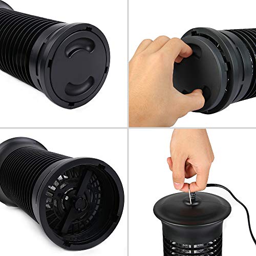 Bug Zapper Electric Indoor Insect Killer Suspensible Uv Light | Mosquito Killer Bug Fly Pests Attractant Trap Zapper Lamp W/Powerful 1000V Grid For Indoor Home Bedroom,Kitchen, Office #TOP4