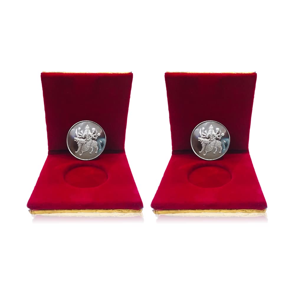 NINE10 German Silver Coins 10 Grams Silver Plated of Sherawali MATA for Diwali Gift Items for Men, Women, Staff, Customer, Clients, Corporate with Velvet Gift Box (Pack of 2) (B0BZ43XKS1) Amazon Price History, Amazon Price Tracker