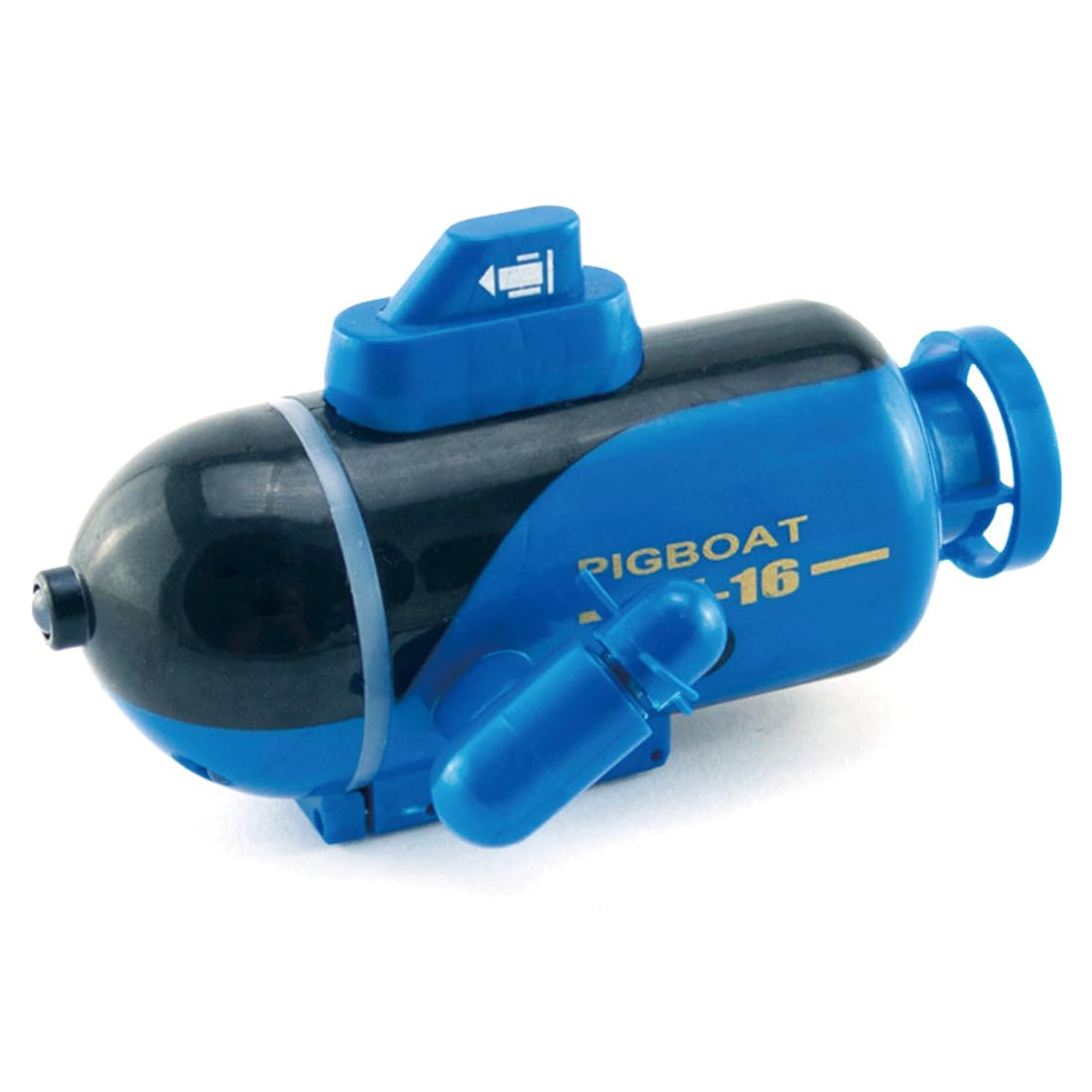 NULA Mini submarino teledirigido de 4 canales para piscina, lago y bañera, barco sumergible teledirigido con doble hélice, batería recargable submarina barco hobby juguete -azul