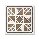 The dimensions shown are the overall stencil sheet size. The graphic fits inside the sheet and is slightly smaller than the overall sheet size Transform ordinary surfaces into works of art with our prairie star barn quilt stencil Craft confidently wi...