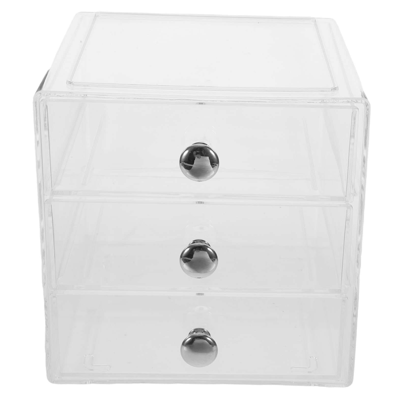 PRETYZOOM Organizadores De Escritorio Estantes Cubitos Unidad Organizador De Almacenamiento De Juguetes Contenedor De Almacenamiento Plegable Papelera Tapa Mini Ampliable Cesta Acrílico