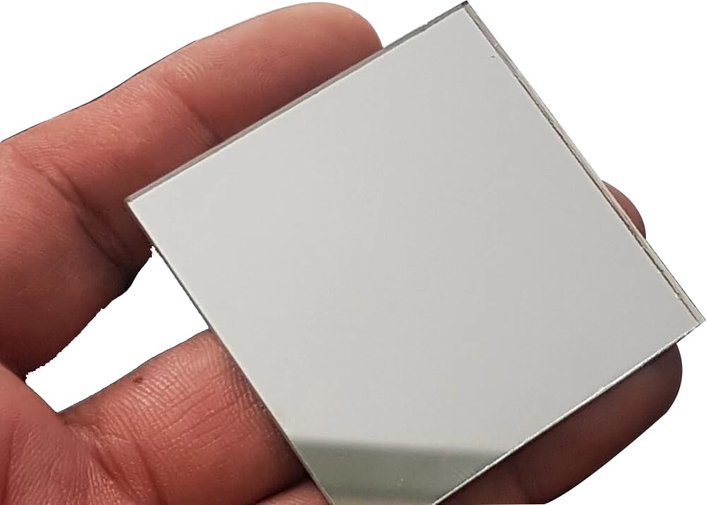 Art Corner 5 Pieces Square Glass Mirrors (2 Inch Approx) – Craft Mirrors for DIY Art, Home & Wall Decoration, Mosaic Projects, Jewelry Making, Scrapbooking, and Creative Crafts-image-23