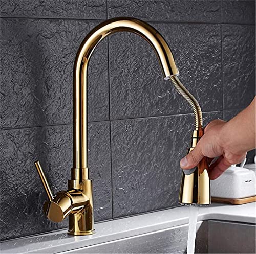 Mitigeur de cuisine à tirette pour éliminer les éclaboussures d'eau - 2
