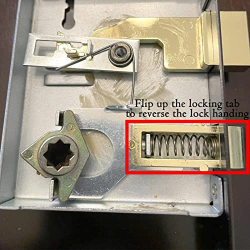 Maxxgeek Antique Mortise Keyed Lock Set With Fluted Glass Knobs And Skeleton Keys, Fits 1-3/8"-1-3/4" Interior Doors, Backset 2-3/8", Oil Rubbed Bronze, 1 Pack #TOP2