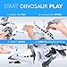 Toysery Walking Dinosaur Toy with Fire Breathing Dragon Mist Spray, Realistic Sounds and Simulated Red Fire Lights from Mouth