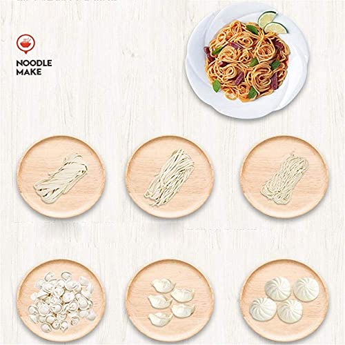 WERYU Nudelmaschine 550W 220V Edelstahl Kommerzielle Elektrische Nudelherstellung Nudelmaschine Teigrolle… – Bild 3