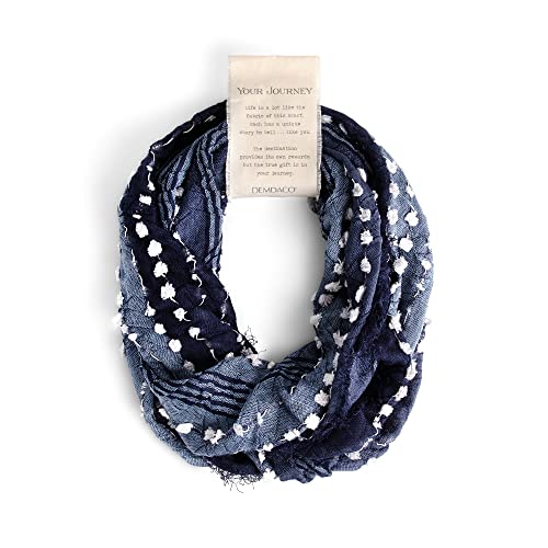 DEMDACO Your Journey 72 inch Textured Infinity Loop Scarf2