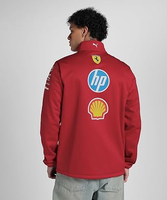 PUMA Scuderia Ferrari F1 2025 Team Softshell Jacket - Red