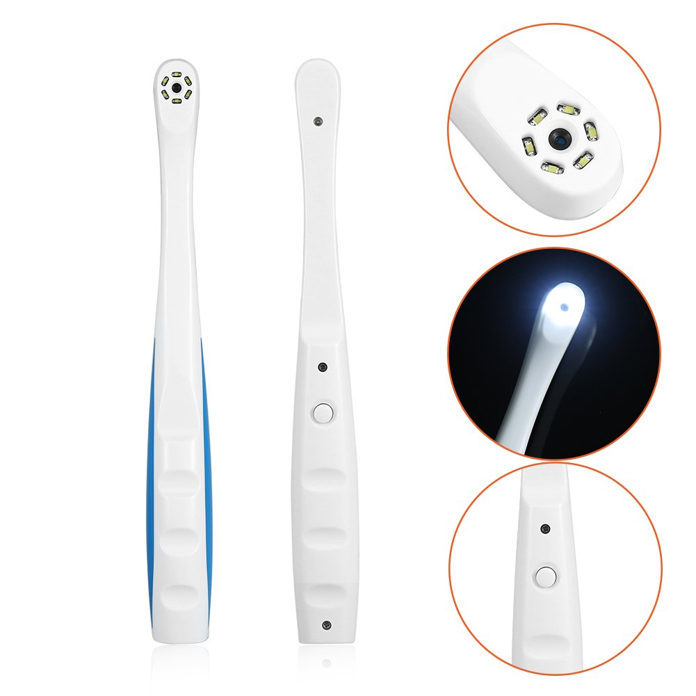 Cámara intraoral oral USB 2.0 6pcs LED Imagen digital clara Pixeles del endoscopio 2560 * 1920 Endoscopio intraoral portátil