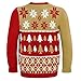 FOCO NFL San Francisco 49ers BUSY BLOCK Ugly Sweater,Long Sleeve, X-Large