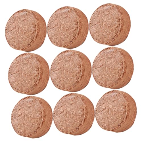 EPIGEIST 60個 椰糠育苗? 入り 栄養豊富なガーデンポッティングソイル 園芸用土 ミングプラント向け 吸水性に優れ 自然解可能な多用途育苗ブ