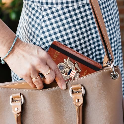 TOURSUIT RFID Passport Holder Brown