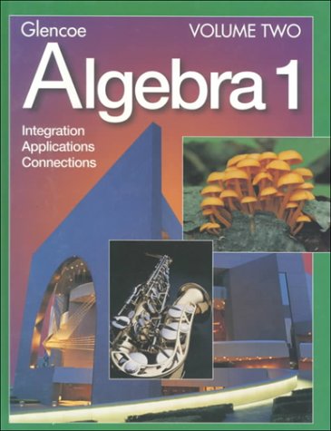 Algebra 1: Integration, Applications and Connec... 0028253345 Book Cover