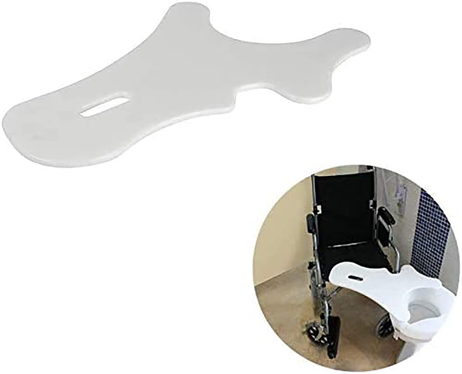 ASSE di trasferimento per Toilette, ASSE di trasferimento per WC con Maniglia, Skateboard Resistente con carico di 500 libbre, per Il trasferimento di Anziani e disabili