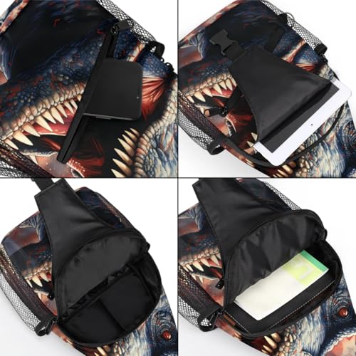 Bolso tipo sling para hombre y mujer con diseño animal miniatura 5