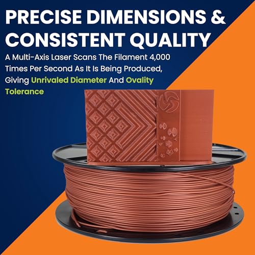 Image of 3D-Fuel Tough Pro PLA+ Filament for 3D Printing, Made in, Metallic Copper