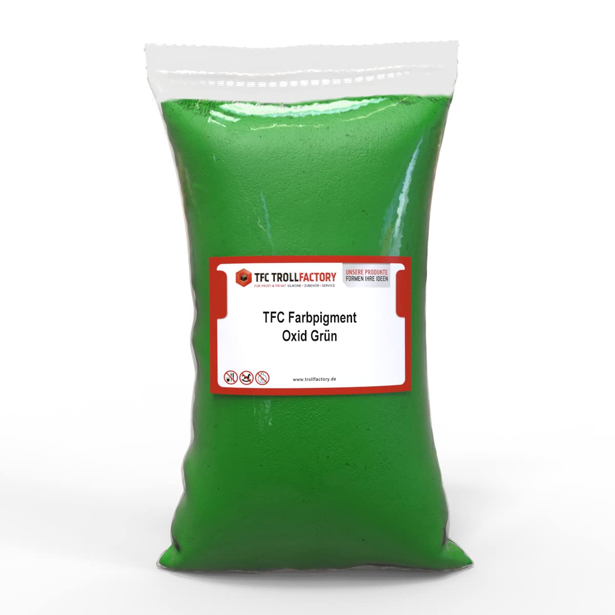 Pigment oxyde vert TFC 2 kg pour colorer les allées de jardin et terrasses en béton