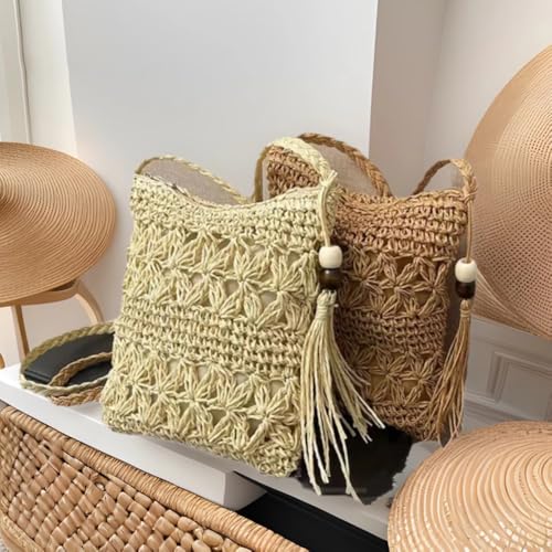 Women's Crossbody Bags, Handmade Crochet Handbags, Stylish and Durable Women Wallets for Casual and Summer Occasions3