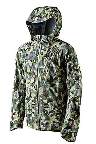 FORLOH Men's AllClima SoftShell Jacket - Waterproof Technical Hunting Coat/Silent Movement/Comfortable Mid-Layer (Small, Deep Cover)