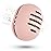 Fauxomor Makeup Sponge Holder,Double-sided 5-line Vented Silicone Beauty Blender Holder for Travel,Shatterproof Make Up Sponge Travel Case for All Sponges Sanitary Reuse Easy to Carry,Pink