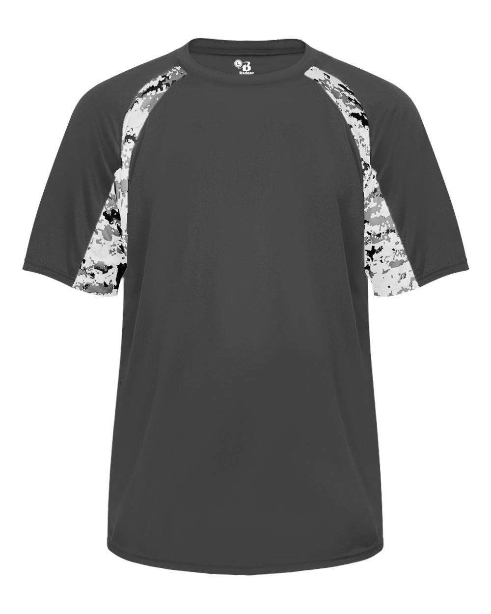 Badger Sport Graphite Digi-Camo Adult XL Short Sleeve