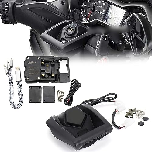 Support GPS Xmax avec chargeur USB pour fixer un smartphone sur Yamaha 125 300 2021