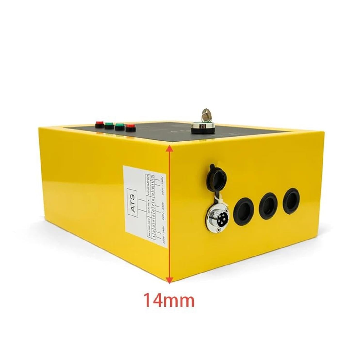 10KW ATS Control Box Module Auto Start Stop Single Phase 220v 240v Gasoline Generator Controller(Gas ATS 6 Holes,380V)
