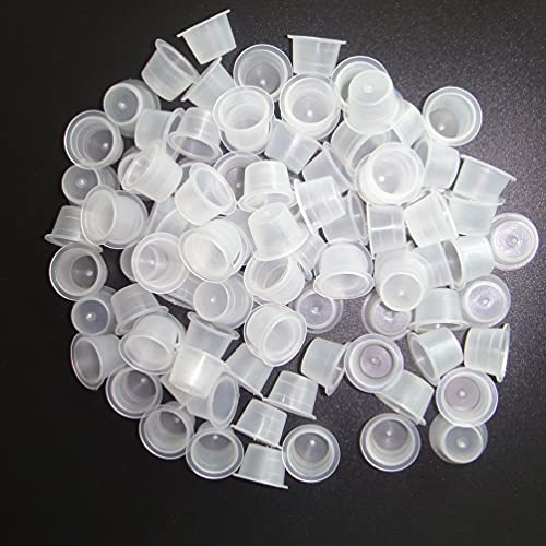 Ink Caps,1000Pcs Disposable Tattoo Ink Caps Medium 13Mm Tattoo Supplies For Tattoo Ink #TOP1
