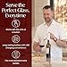 Vin Fresco Electric Wine Dispenser and Red Wine Aerator - One Button Electric Wine Aerator - Built in Wine Pourer Spout Aerator - Pumps and Dispenses Wine, Fits Most Bottles (White & Rose Gold)