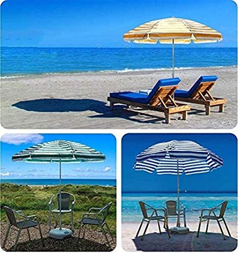Parasols 8.2ft Playa Rayada para crear un refugio de sombra en su piscina o jardín 2
