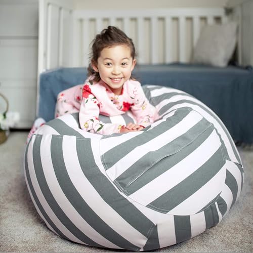 MOTTK Puf redondo de almacenamiento de animales