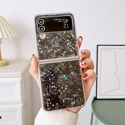 Coque Samsung Galaxy Z Flip 4 3 Marble Glitter Shell antichoc