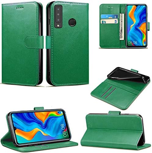 Huawei P30 Lite Case, Leather Wallet with Flip Cover, Credit Card Pockets and Stand Compatible with Huawei P30 Lite (Black)