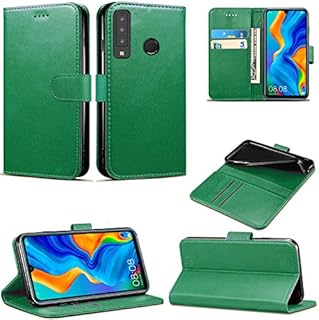 Huawei P30 Lite Case, Leather Wallet with Flip Cover, Credit Card Pockets and Stand Compatible with Huawei P30 Lite (Blue)