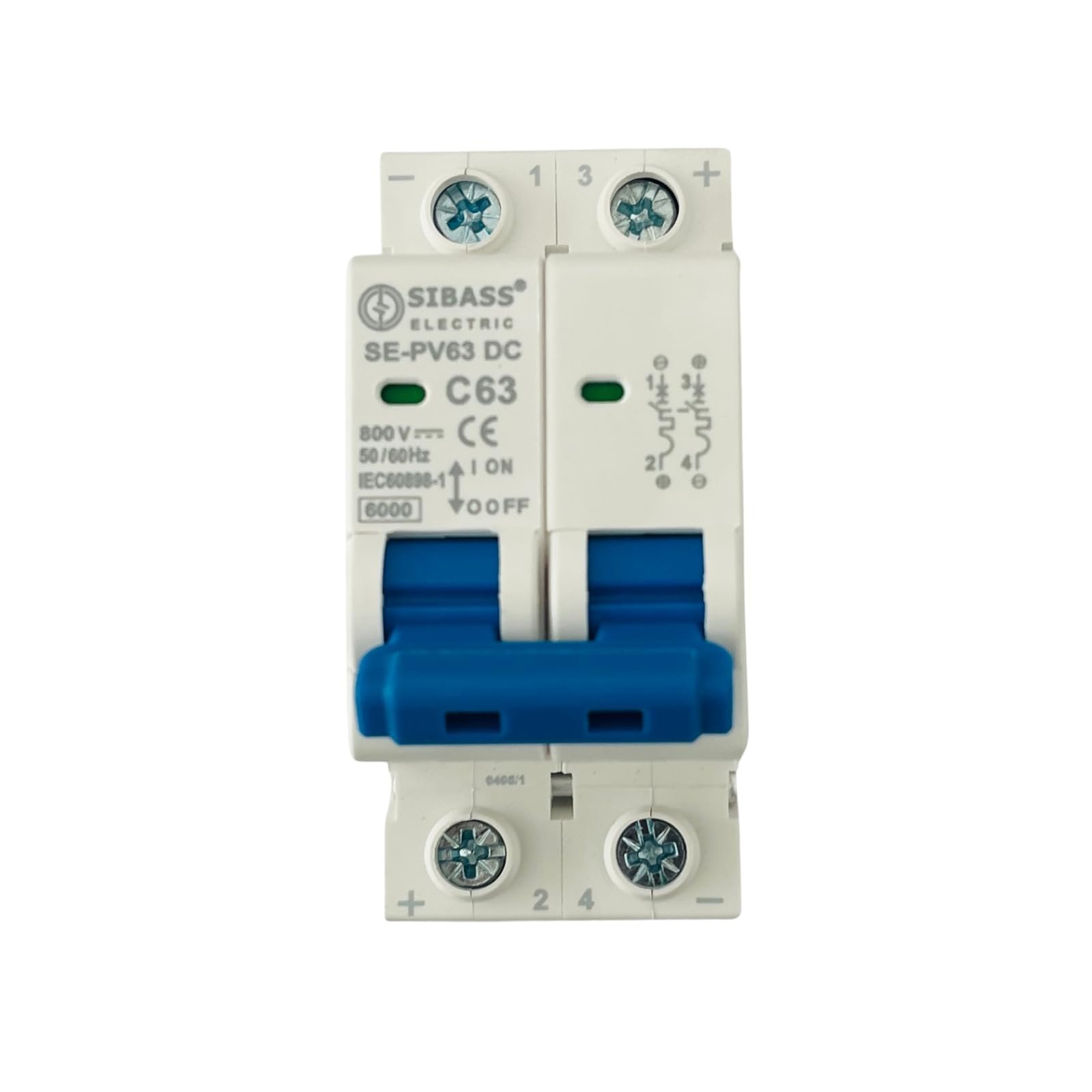 DAYSTAR SOLAR DC MCB 63A 2POLE 800V SIBASS-ELECTRIC DC MINIATURE CIRCUIT BREAKER (SE-PV63) (B0DHD5MWM8) Amazon Price History, Amazon Price Tracker