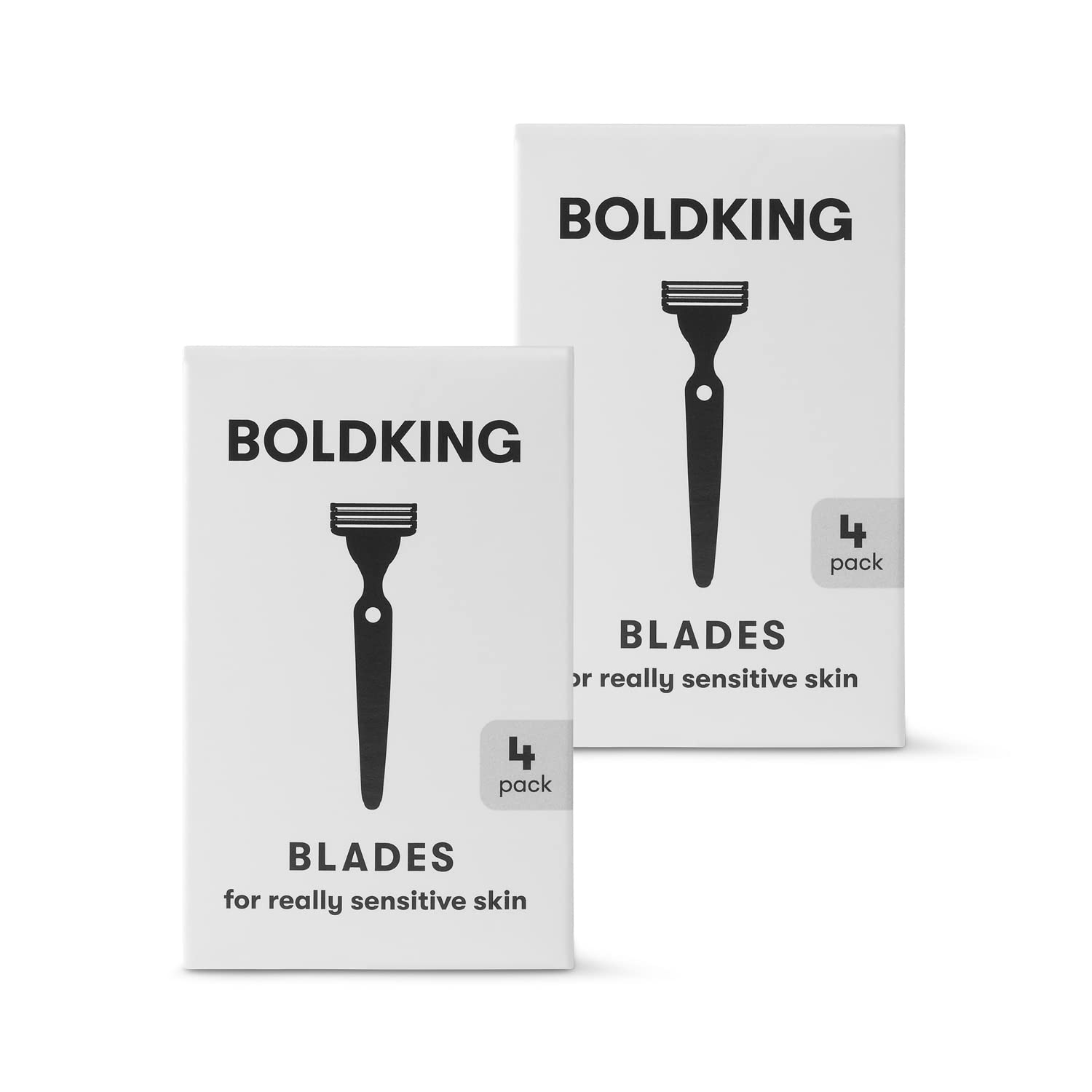 Boldking - The Refill Blades - Lame di Ricambio per Uomo - Pelle Molto Sensibile - Duopack