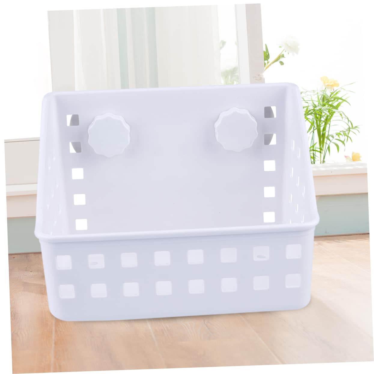POPETPOP 2pezzi Mangiatoia Per Rack Per Conigli Cavia e Criceti Facile Installare Resistente Gabbie Piccole