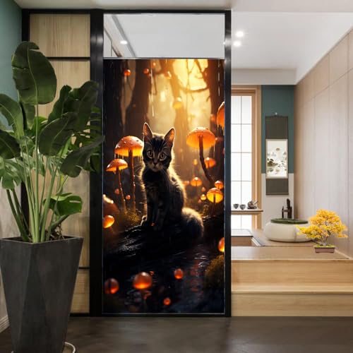 Vinilo Decorativo para Ventana Motivo Bosque 17.7x23.6 in miniatura 4
